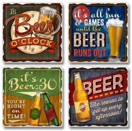 It's Beer O'Clock Coaster Set