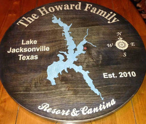 Lazy Susan Round Solid Maple With Turn Table!