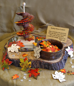 Fall Bride Memory Sculptures