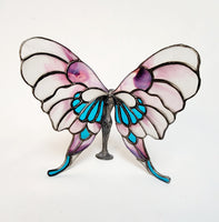 Butterfly Lady #1 - Stained Glass Figurine