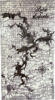 Lake Eufaula, Oklahoma - Laser Engraved Wood Map Overflow Sale Special