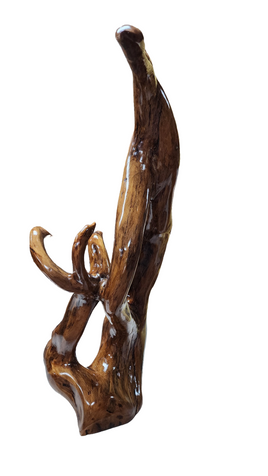 Helicopter Mom Driftwood Sculpture by Jane Cherry