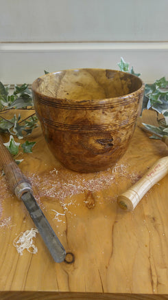 Hand Turned Walnut Burl Bowl