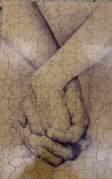 Hand in Hand Wedding Guest Book Box Puzzle 151 Pc