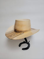 Maple Outback Hat - Rare Wood Turned Men's Headwear #402