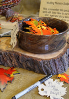 Colorful Fall Leaves Memory Sculpture