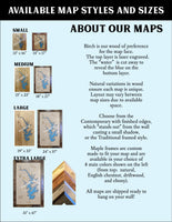 Lake Glenn Shoals, Illinois - Laser Cut Wood Map