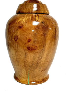Hand Turned Ambrosia Maple Cremation Urn