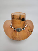 Ambrosia Maple Cowboy Hat - Rare Wood Turned Men's Headwear