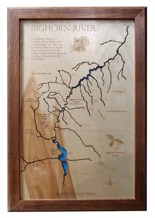 Bighorn River - Inside an English Chestnut Frame