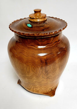 Hand Turned Butternut Cremation Urn