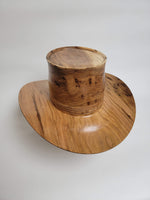 Butternut Cowboy Hat - Rare Wood Turned Men's Headwear