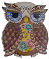 Color It Yourself  Owl Pop-Art - Laser Engraved Birch Wood
