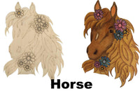 Adult Coloring Horse