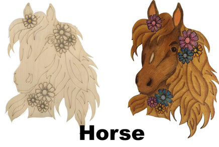 Adult Coloring Horse
