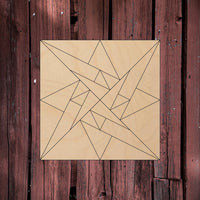 Double Twisted Star - Barn Quilt