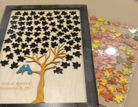 Framed Maple Tree Guest Book
