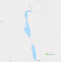 Hicks Pond, Maine - Laser Cut Wood Map