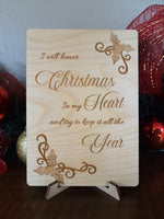 Honor Christmas Greeting Card