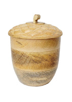 Nutmeg Shaped Storage Jar