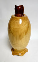 Hand Turned Poplar Cremation Urn