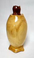 Hand Turned Poplar Cremation Urn