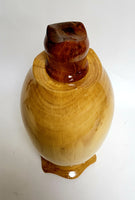 Hand Turned Poplar Cremation Urn