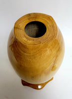 Hand Turned Poplar Cremation Urn