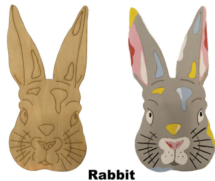 DIY Rabbit Art