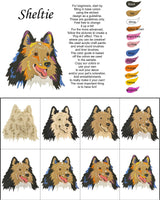 Sheltie-Shetland Sheepdog-DIY Pop Art Paint Kit