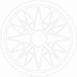 Barn Quilt Solstice Circle - Wholesale - Personal Handcrafted Displays