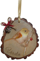 Carolina Song Bird Engraved Ornaments