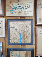 Washington DC - laser cut wood map