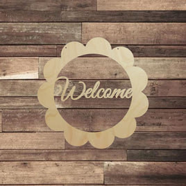 Welcome Scalloped