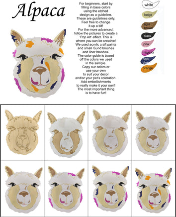 Alpaca-DIY Pop Art Paint Kit - Personal Handcrafted Displays