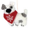 Snowflake Patches Felted Ornament