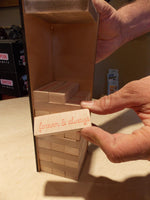 Block Tower Wedding Guest Book