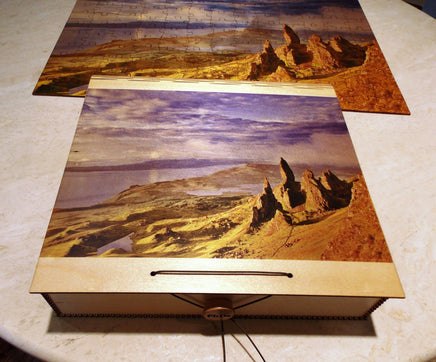 Custom Baptism Puzzle Picture Box Guest Book