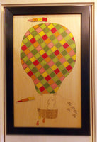 Hot Air Balloon Wedding Guest Book