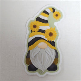 Gnome Daisy Weather Resistant Sticker