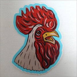 Rooster Weather Resistant Sticker