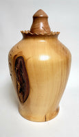 Hand Turned Butternut Cremation Urn