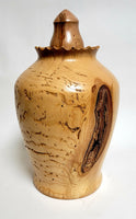 Hand Turned Butternut Cremation Urn