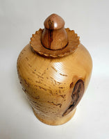 Hand Turned Butternut Cremation Urn