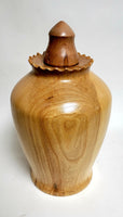 Hand Turned Butternut Cremation Urn